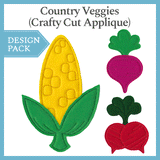 A Country Veggies (Crafty Cut Applique) Design Pack