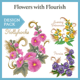 A Flowers with Flourish Design Pack