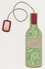 Wine Bottle Bookmark (In-the-Hoop)