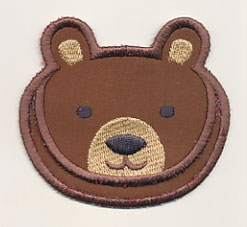 Bear Peeking Bookmark (In-the-Hoop)