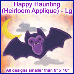 A Happy Haunting (Heirloom Applique) Design Pack