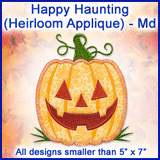 A Happy Haunting (Heirloom Applique) Design Pack