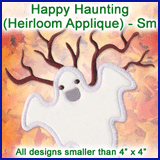 A Happy Haunting (Heirloom Applique) Design Pack