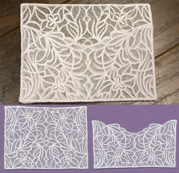 Elegant Envelope - Horizontal (Lace)