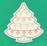 Christmas Tree Coaster (In-the-Hoop)