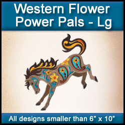 A Western Flower Power Pals Design Pack