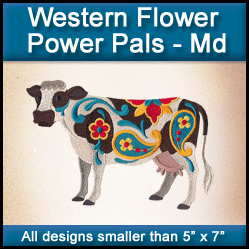 A Western Flower Power Pals Design Pack