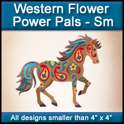 A Western Flower Power Pals Design Pack