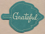 Grateful Leaf Tag (In-the-Hoop)
