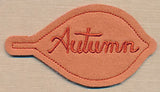 Autumn Leaf Tag (In-the-Hoop)