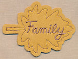 Family Leaf Tag (In-the-Hoop)