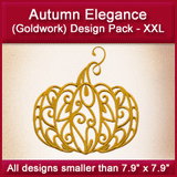 A Autumn Elegance (Goldwork) Design Pack