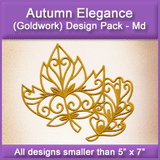 A Autumn Elegance (Goldwork) Design Pack