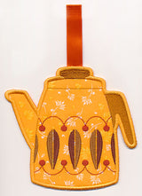 Coffee Time Towel Topper (In-the-Hoop)