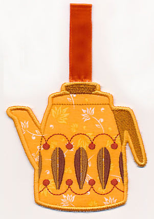 Coffee Time Towel Topper (In-the-Hoop)