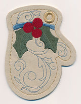 Mitten Christmas Tag (In-the-Hoop)