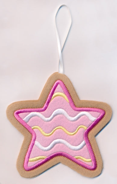 Star Cookie Ornament (In-the-Hoop)