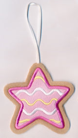 Star Cookie Ornament (In-the-Hoop)