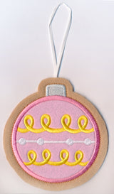 Ornament Cookie Ornament (In-the-Hoop)