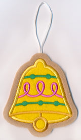 Bell Cookie Ornament (In-the-Hoop)
