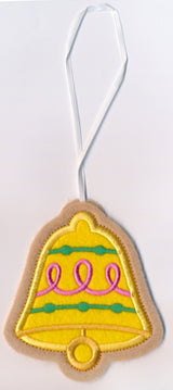 Bell Cookie Ornament (In-the-Hoop)