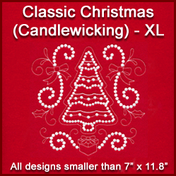 A Classic Christmas (Candlewicking) Design Pack
