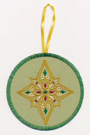 Christmas Filigree Star Ornament (In-the-Hoop)