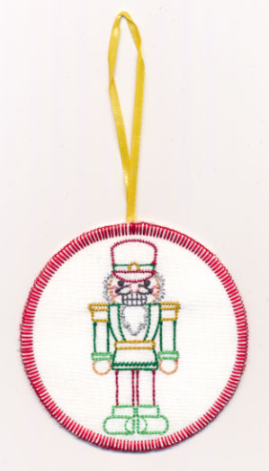 Nutcracker Ornament (Vintage) (In-the-Hoop)