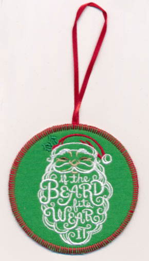 If the Beard Fits Ornament (In-the-Hoop)