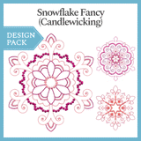 A Snowflake Fancy (Candlewicking) Design Pack