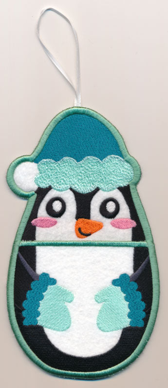 Penguin Stocking Stuffer (In-the-Hoop)