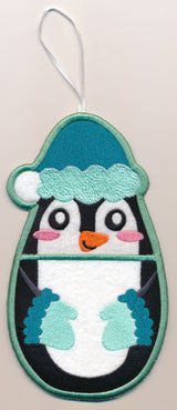 Penguin Stocking Stuffer (In-the-Hoop)