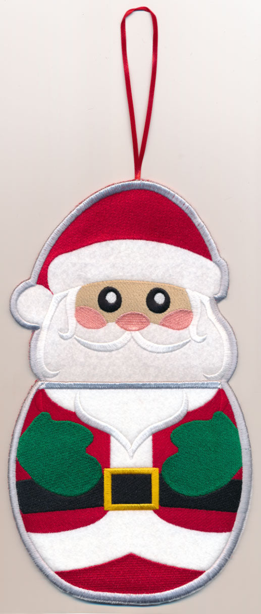 Santa Stocking Stuffer (In-the-Hoop)