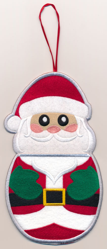 Santa Stocking Stuffer (In-the-Hoop)