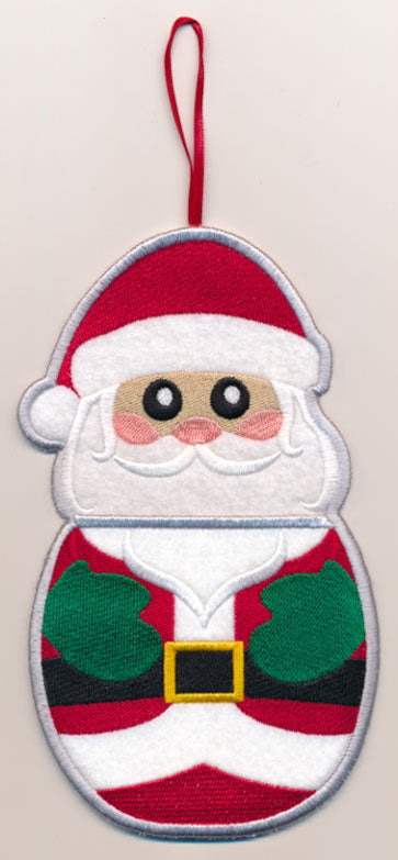 Santa Stocking Stuffer (In-the-Hoop)