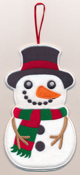 Snowman Stocking Stuffer (In-the-Hoop)
