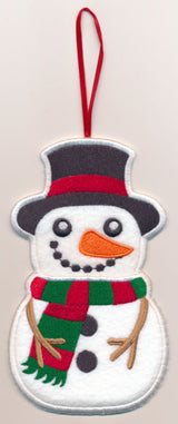 Snowman Stocking Stuffer (In-the-Hoop)