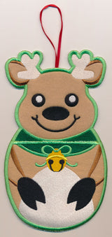 Reindeer Stocking Stuffer (In-the-Hoop)