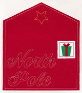 North Pole Envelope (In-the-Hoop)