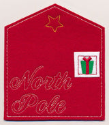North Pole Envelope (In-the-Hoop)