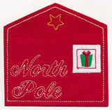 North Pole Envelope (In-the-Hoop)