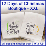 A 12 Days of Christmas Boutique Design Pack