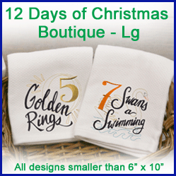 A 12 Days of Christmas Boutique Design Pack