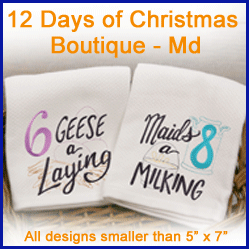 A 12 Days of Christmas Boutique Design Pack