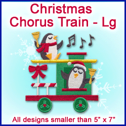 A Christmas Chorus Train Design Pack