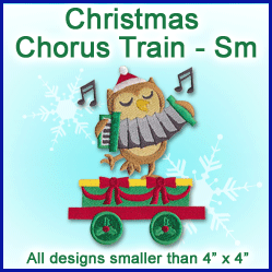 A Christmas Chorus Train Design Pack