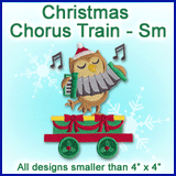 A Christmas Chorus Train Design Pack