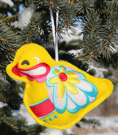 Dala Bird Stuffie (In-the-Hoop)