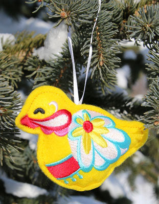 Dala Bird Stuffie (In-the-Hoop)