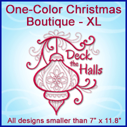 A One-Color Christmas Boutique Design Pack